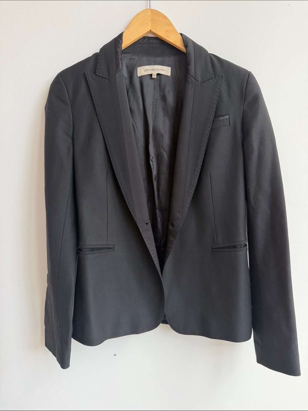 Gérard Darel Black Women's Classic Single-Button Blazer